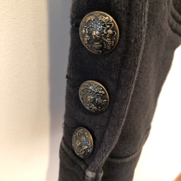 American Eagle Black Jacket sz Small - Picture 7 of 8